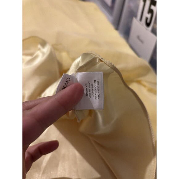 BCBG MAXAZRIA Silk Strapless Dress 6 Gown Chiffon Crinkle SATIN Grecian Goddess - Picture 12 of 16